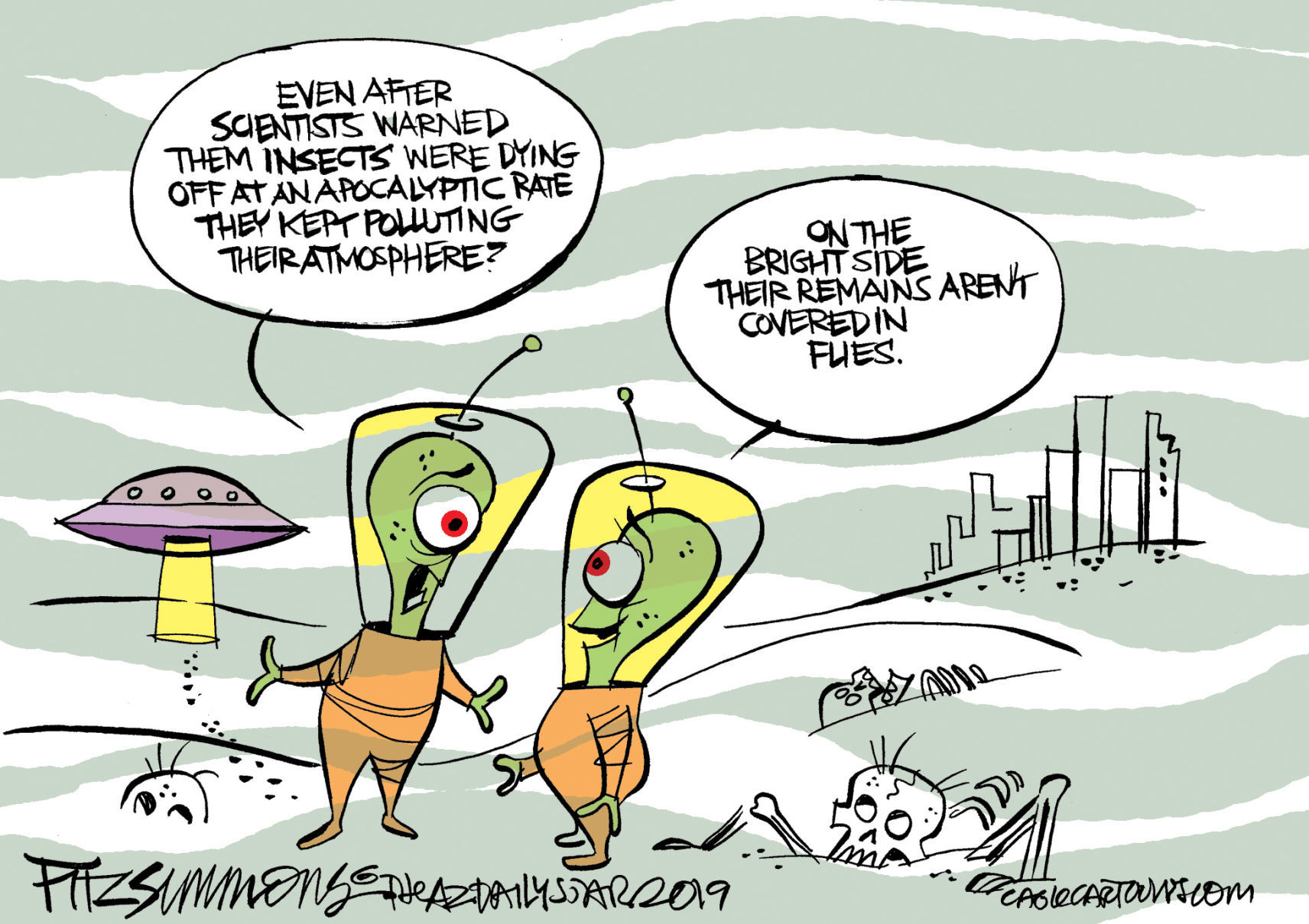 Daily Fitz Cartoon: Insect Apocalypse